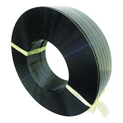 PPバンド15.5mm×1400m　黒　【積水 ポリエステルバンド１６０４×１４００Ｍ－黒】