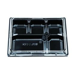 弁当容器 松花堂 202-2 黒セット エフピコチューパ