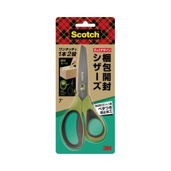 梱包開封シザーズ　ベタつき防止加工７インチ　３本