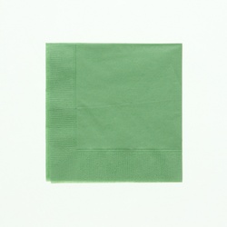 【廃番商品】カラー紙ナプキン 4つ折り グリンピース 2ply 25cm角 オリエンタル紙業