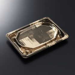 中央化学 刺身容器 BCF 宝台 17-12 西陣BK-BK本体