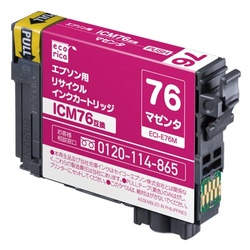 リサイクルインク　ＩＣＭ７６　マゼンタ