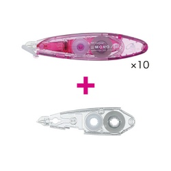 モノエアーペン型詰替式５ｍｍ幅ピンク１０＋詰替１個