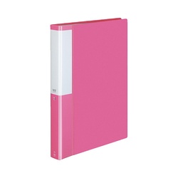 クリヤーブックポジティ　Ａ４縦　桃　６０Ｐ