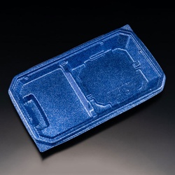 リスパック 冷麺容器 バイオ 楽麺コンボ 26-15BA ステラブルー 本体