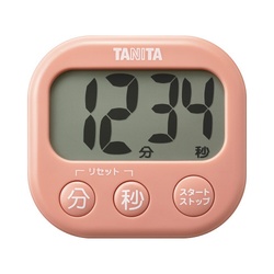 抗菌でか見えタイマー　　ＴＤ４２９　ピンク　３個