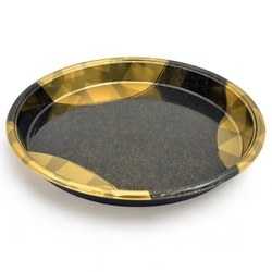 中央化学 寿司桶 DX 丸桶 60 金砂目-BK 本体