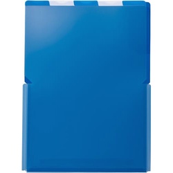 スーパーハードホルダー５山　ワイドタテ　青１０冊