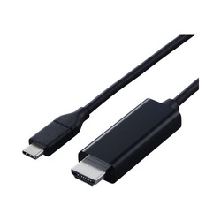 変換ケーブル　Ｔｙｐｅ−Ｃ−ＨＤＭＩ　３．０ｍ　黒