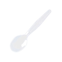 アサヒ徳島 使い捨てスプーン 丸中 A 透明