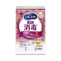 シルコット消毒ウェット　詰替　４０枚×３Ｐ