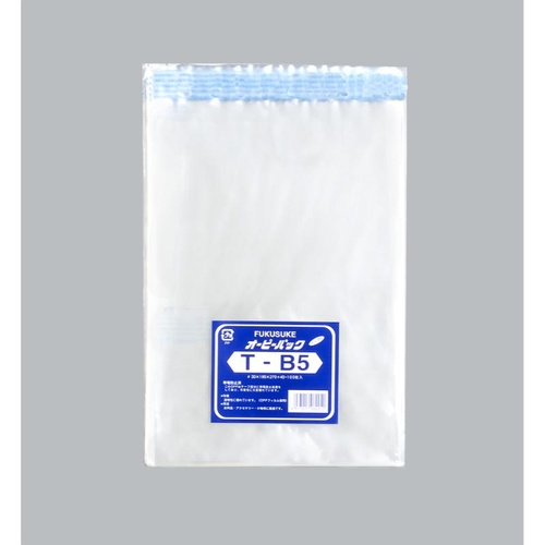 テープ有 OPP袋 オーピーパックC T-B5 100枚入 福助工業
