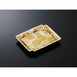 中央化学 刺身容器 CF かく鉢 20-16 みずえ金-BK 本体