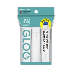 グルー　スティックのり色が消える吊下げ３Ｐｘ６