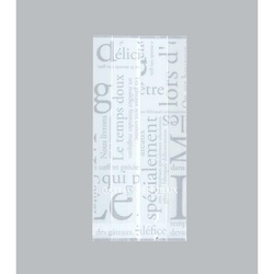 合掌袋 合掌ガゼット袋 GT(透明タイプ) No.22洋柄ホワイト 福助工業