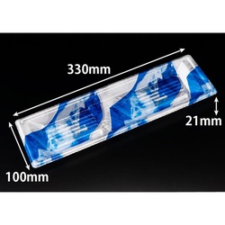 リスパック 寿司容器 万角33-10B きりり青 本体