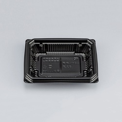 【廃番商品】シーピー化成 どんぶり容器 CBFN御重83浅 黒 本体