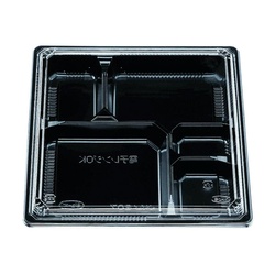 弁当容器 松花堂 207 黒セット エフピコチューパ