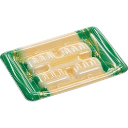 発泡トレー MHT18-13 杉目グリーン エフピコ