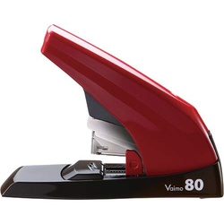 中型フラットホッチキスバイモ８０　レッド　１０個