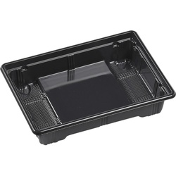 エフピコ 弁当容器 MSDこはく重18-13 本体 黒