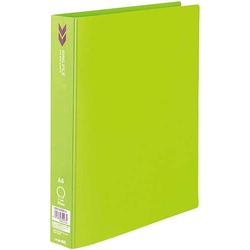 Ｏリングファイル＜Ｋ２＞背幅３９ｍｍ黄緑　５冊