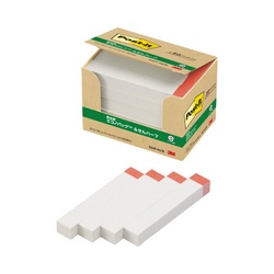 ポストイット　再生紙ふせん７５×１２．５赤帯２０冊