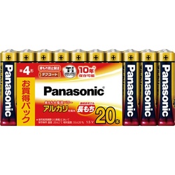 アルカリ乾電池　単４　２０本入