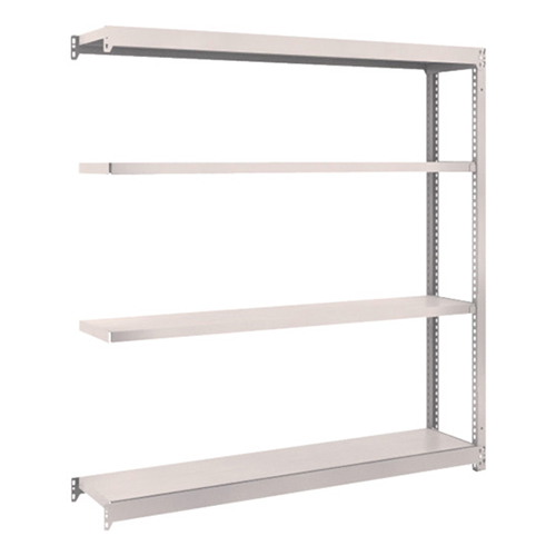 ＴＲＵＳＣＯ スチールラック Ｍ1.5型軽中量棚 1460×295×1500mm 4段 連結 ネオグレー M1.55534B