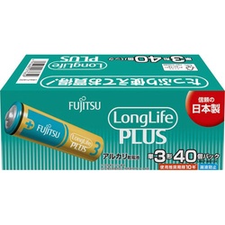 アルカリ乾電池ロングライフプラス単３形４０本