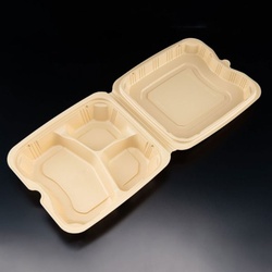 リスパック 弁当容器 バイオデリカ シェルBOX70-1 クラフトB