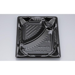 シーピー化成 弁当容器 BF恵味8-7 黒 本体(N)