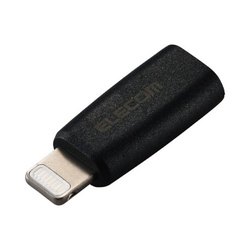 ＵＳＢ−Ｃ　ライトニング変換アダプタ　ＰＤ対応　黒