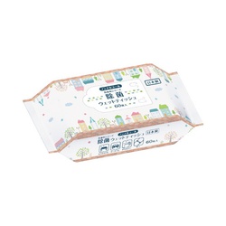 街並み　ノンアルコール　除菌ウェットティッシュ×８