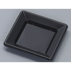 軽食容器 福皿 12H黒 新 福助工業