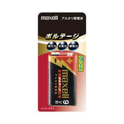 アルカリ乾電池　ボルテージ　角形　９Ｖ　１０個入
