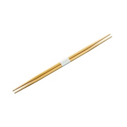 割箸 竹ラン中箸 24cm 白帯 藤本商会本店