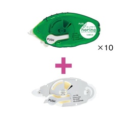 ノリノプロ　キレイにはがせる　本体１０個＋詰替１個