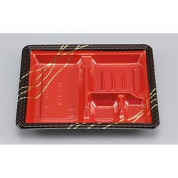 シーピー化成 弁当容器 BF弁当76 市松 本体