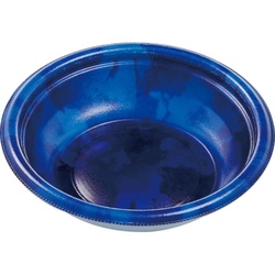 惣菜容器 MFPデリプレ丸16 本体 カフェブルー エフピコ