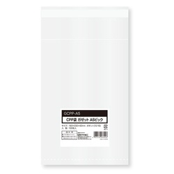 テープ有 OPP袋 CPP袋 ガゼット付き A5サイズ 100枚 今村紙工