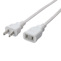 電源延長ケーブル　２ピン−２ピン　３ｍ