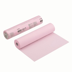 検診用ロールシーツ　３７３０　ピンク１２０回分×２