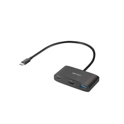 ＵＳＢ−Ｃ　バスパワー３ポートハブＰＤ対応