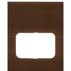 窓付惣菜袋 ルックバッグ No.4S ショコラ ムジ 福助工業