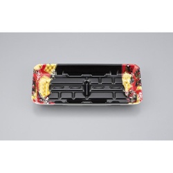 発泡トレー LFM-2深 舞扇赤 シーピー化成