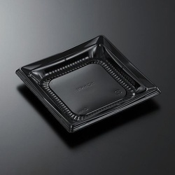 中央化学 どんぶり容器 CT かこみ K19 黒-BK 本体L1