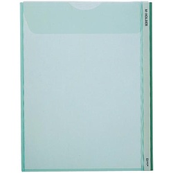 Ｍホルダー　ＰＰ　Ａ４縦　幅１０ｍｍ　緑