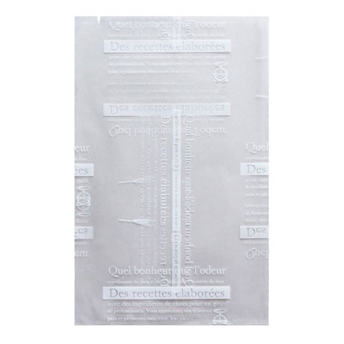 パン袋 YG12-20フランス語柄溶断パック 福重