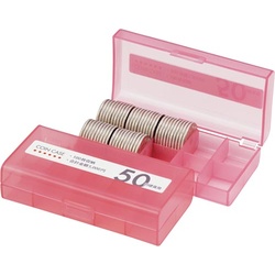 コインケース（１００枚収納）５０円硬貨用×５